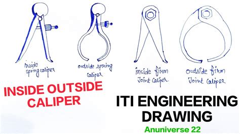 Discover 139+ inside caliper drawing latest - seven.edu.vn