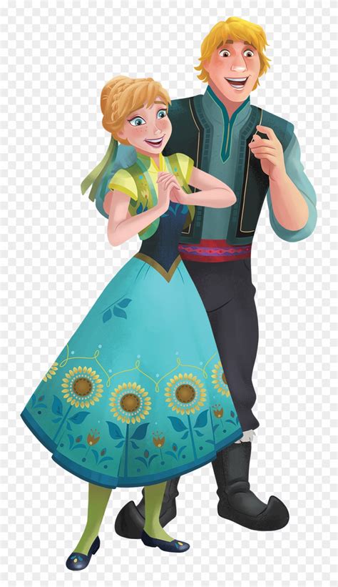 Frozen Fever Anna And Kristoff, HD Png Download - 741x1376(#3356745 ...