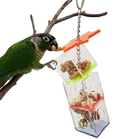 Fosa 9.1x2.2x2.2in Bird Hanging Foraging Toy, Bird Hanging Forage Box, For Birds Household ...