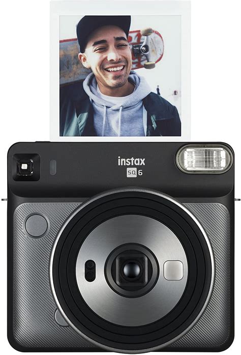 Fujifilm Instax Square SQ6 Instant Film Camera - Graphite Grey | mtajrs