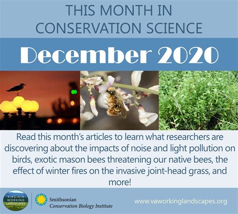 This Month in Conservation Science | December 2020 - Virginia Working Landscapes