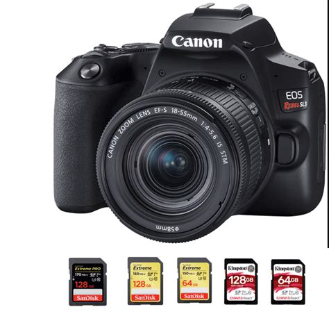 Best Memory Cards for Canon EOS Rebel SL3 | Camera Rumors