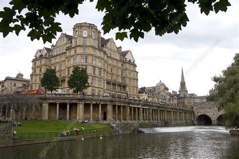 River Avon, Bath, UK - Stock Image - C012/3268 - Science Photo Library