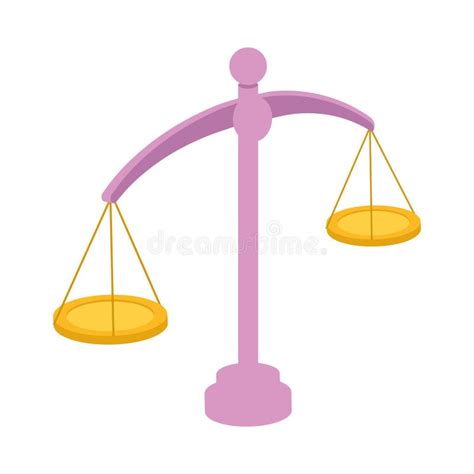 Law scale icon stock vector. Illustration of sign, freedom - 273205005