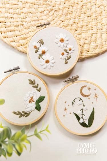 Floral Embroidery Hoop Set | Handmade Gift Idea