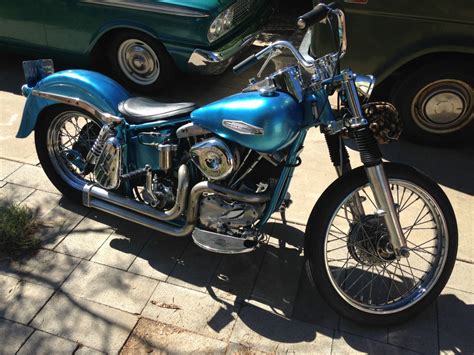 Harley Davidson Shovelhead Slabside 1966 Bobber Pan Shovel FL FLH