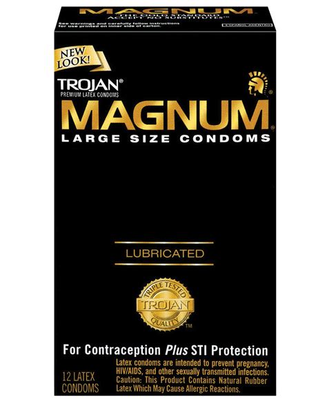 Trojan Magnum Condoms - Box of 12 by Paradise marketing | Cupid's Lingerie