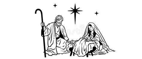 Manger Scene Svg, Digital Download, Christian Religious Nativity, Baby ...