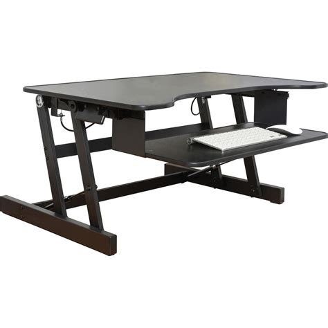 LLR81974 - Lorell Adjustable Desk/Monitor Riser - 30 lb Load Capacity - 16" Height x 32" Width x ...