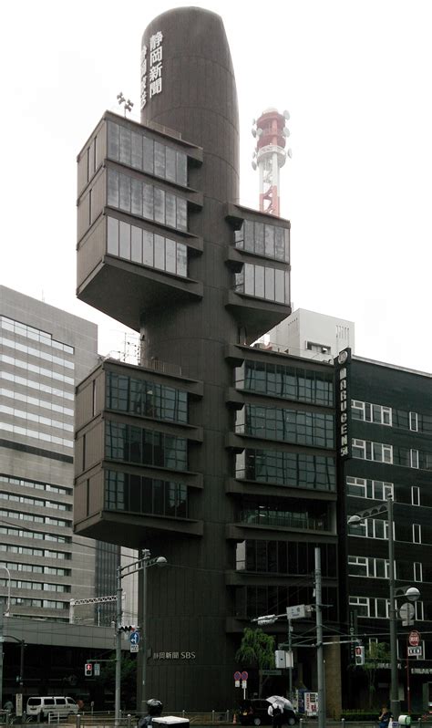 Shizuoka Tower | Kenzo Tange | 1967 | [2204x3715] [Metabolist ...