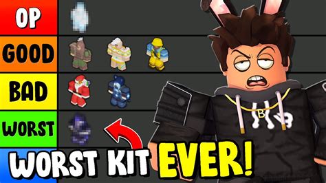 I Ranked *EVERY* KIT in Roblox BedWars! (Tier List) - YouTube