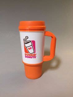 DUNKIN DONUTS INSULATED COFFEE MUG, Large Dunkin Donuts mug, refillable mug… Advertising, Large ...