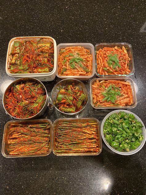 Made 4 types of Kimchi by myself today! : r/KoreanFood