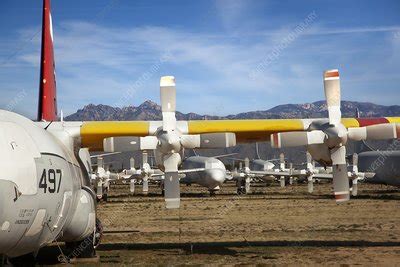 Military aircraft in salvage yard - Stock Image - C022/3346 - Science ...