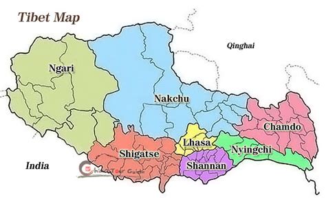 Tibet Maps, Lhasa Map, Tibet Regional Map, Shigatse Map, Tibet Travel Maps