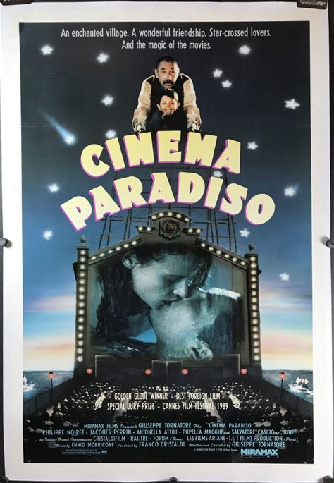 CINEMA PARADISO, Original Italian Comedy Movie Poster - Original Vintage Movie Posters