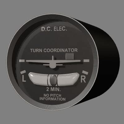 tc turn coordinator instrument 3d lwo