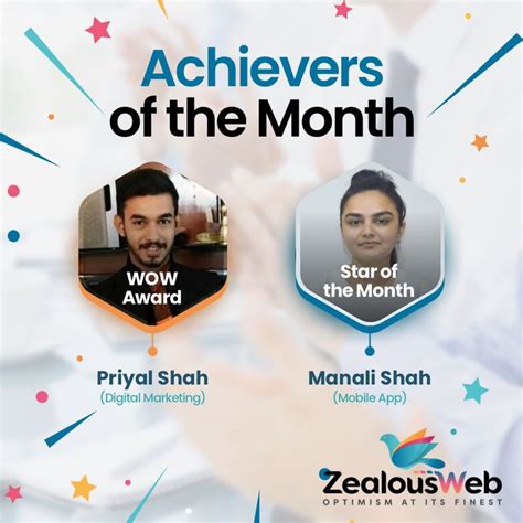 Achievers Of The Month | Digital marketing, Achievement, Social media marketing