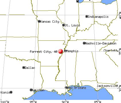 Forrest City, Arkansas (AR 72335) profile: population, maps, real ...