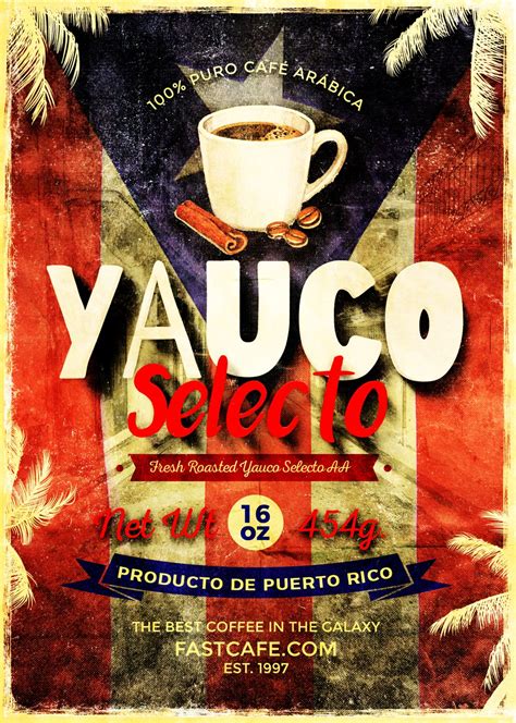 One Pound (1lb) 100% Puerto Rico Yauco Selecto AA – FastCafe