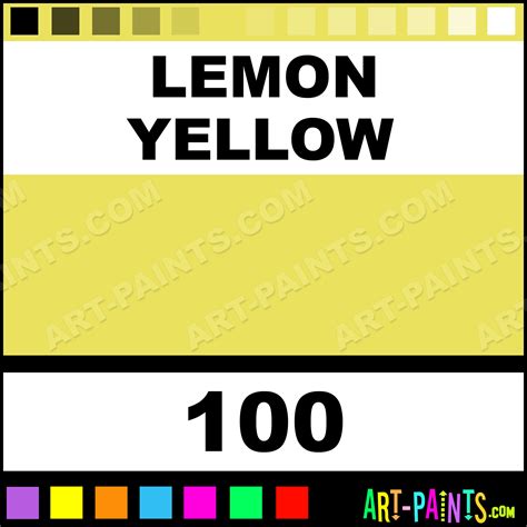 Lemon Yellow Tempera Fine Gouache Paints - 100 - Lemon Yellow Paint, Lemon Yellow Color, Maimeri ...