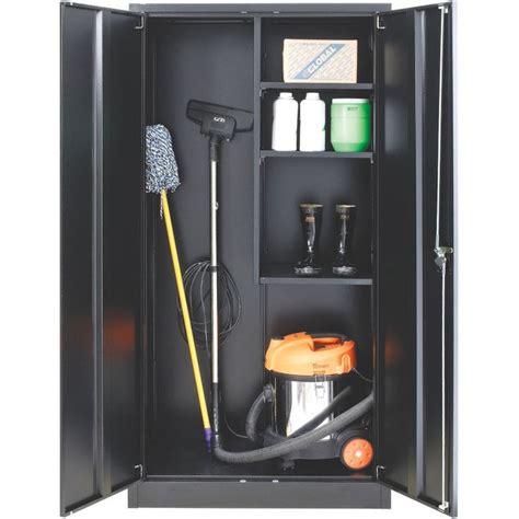 Cabinets | Janitorial | Global Industrial™ Janitorial Cabinet Easy Assembly 36x18x72 Black ...