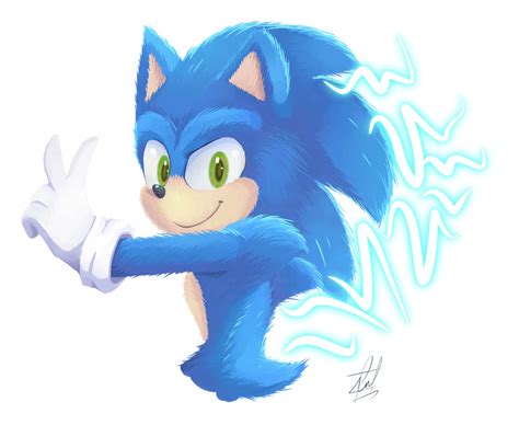 I remember having this fan art of movie sonic on my device but idk if ...