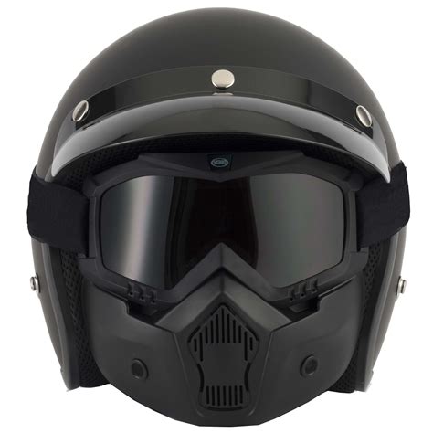 Vcan T50 Face Mask | Open Face | Vcan Motorcycle Helmets - Midwest ...