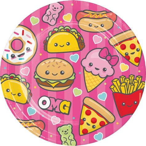 Junk Food Fun Dinner Plate (Case Pack of 96) | Fun party supplies ...