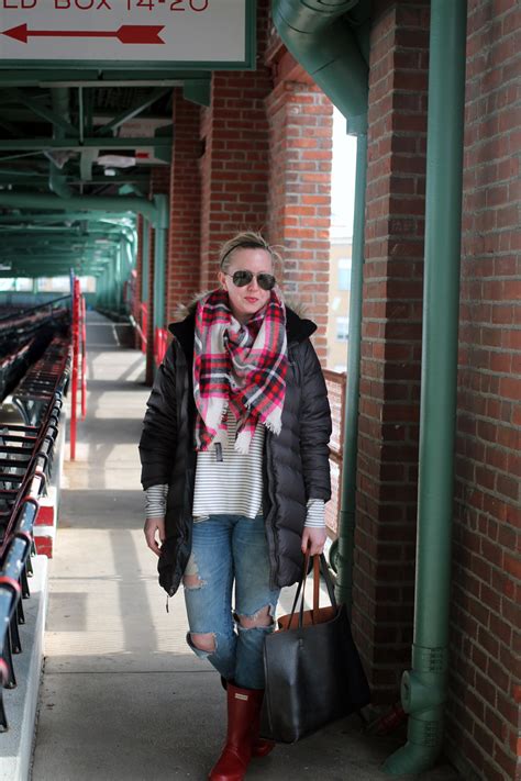 what i wore, boston weather outfits, plaid blanket scarf, express ...