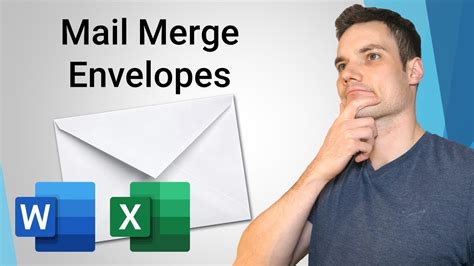 How to Mail Merge Envelopes - Office 365 - Kevin Stratvert