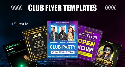 Club Flyer Templates – Free | Customizable | Downloadable