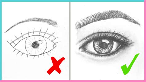 DOs & DON'Ts: How to Draw Realistic Eyes Easy Step by Step | Art ...