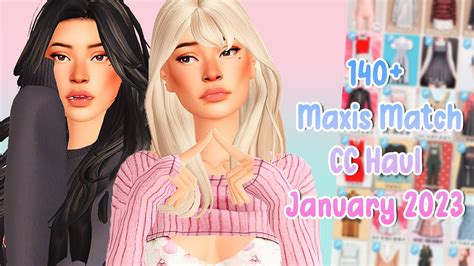 Best Maxis Match CC Haul + Links // January 2023 //The Sims 4 - YouTube