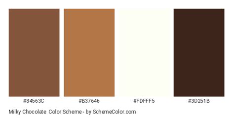 Milky Chocolate Color Scheme » Brown » SchemeColor.com