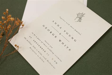 Seed Wedding Invitations - paper that grows! - Paperlust