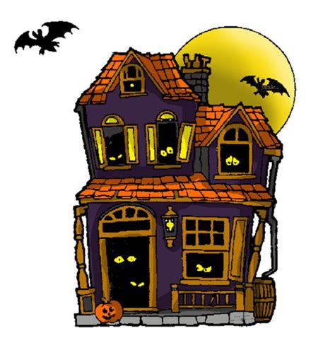 Top 7 : Halloween Day Cartoon Haunted House Drawings | J u s t q u i k ...