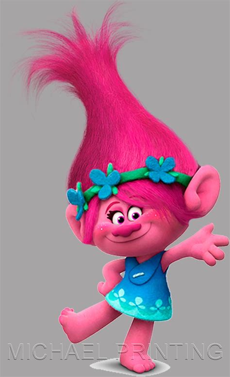 Poppy trolls Princess poppy png trolls print file Poppy | Etsy