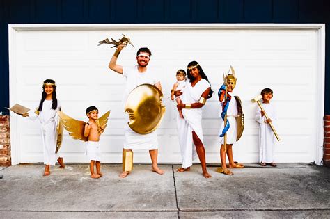 Family Greek Mythology Costume for Halloween | Local Passport Family