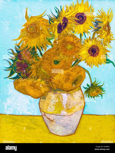 Vincent Van Gogh Sunflowers Original