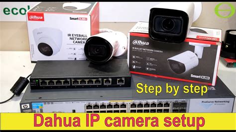 Dahua IP camera setup with remote view - no NVR- step by step - YouTube