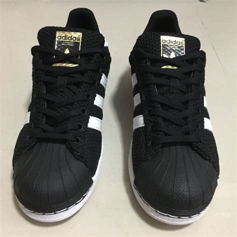 adidas Superstar black/gold, Men's Fashion, Footwear, Sneakers on Carousell