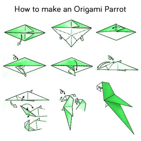 origami parrot - Поиск в Google Origami Design, Diy Origami, Origami Parrot, Origami Fish ...