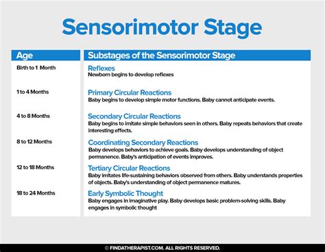 Sensorimotor Stage – Find A Therapist