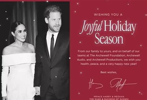 Prince Harry and Meghan Markle's Christmas card is missing two key details this year - Irish ...