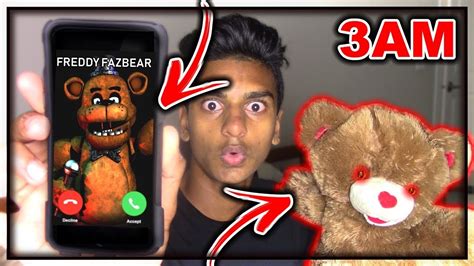 DO NOT CALL FREDDY FAZBEAR (FROM FNAF) AT 3AM!! *THIS IS WHY* OMG ...