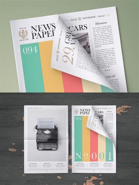 Newspaper MockUp PSD - Showcase Your Design