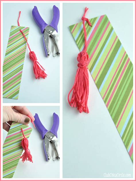 Easy Homemade Tassel Bookmarks | Club Chica Circle - where crafty is contagious