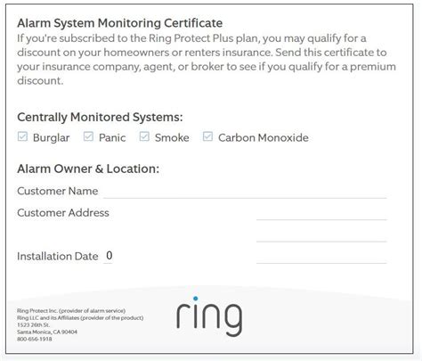 Here is how to get your Ring alarm certificate for insurance ...