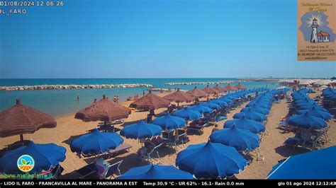 Webcam Francavilla al Mare: Beach View